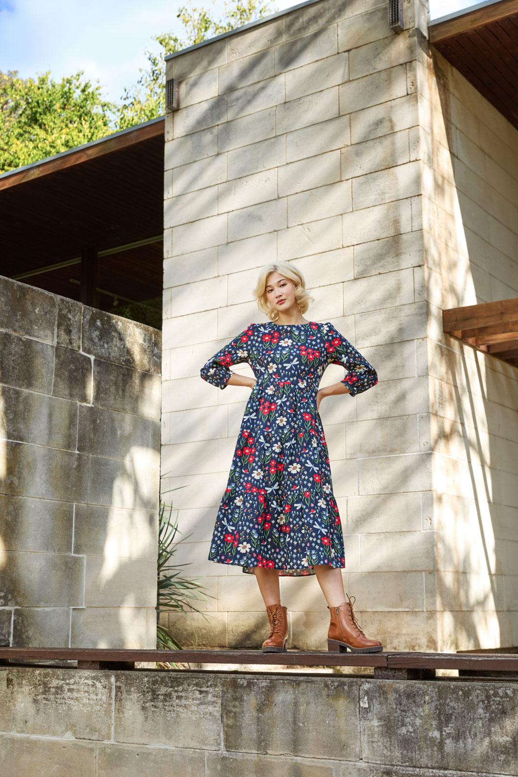 Garden Life Midi Dress - Olabens