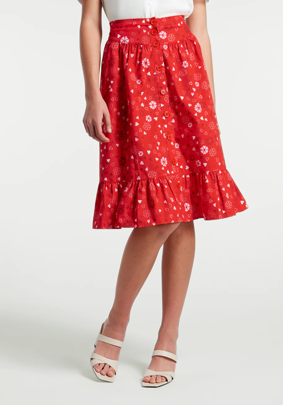 Love Spree A-Line Skirt - Olabens