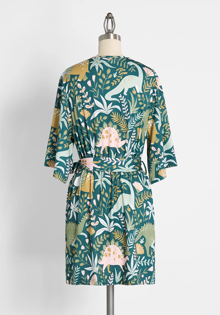 Dino Grove Lounging Robe - Olabens