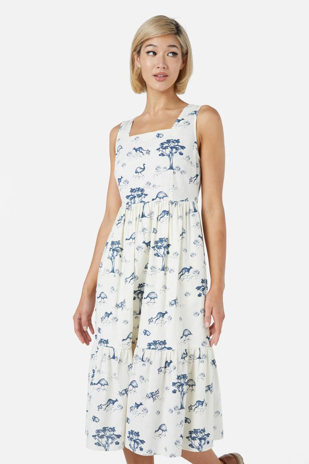 Aus Toile Midi Dress - Olabens