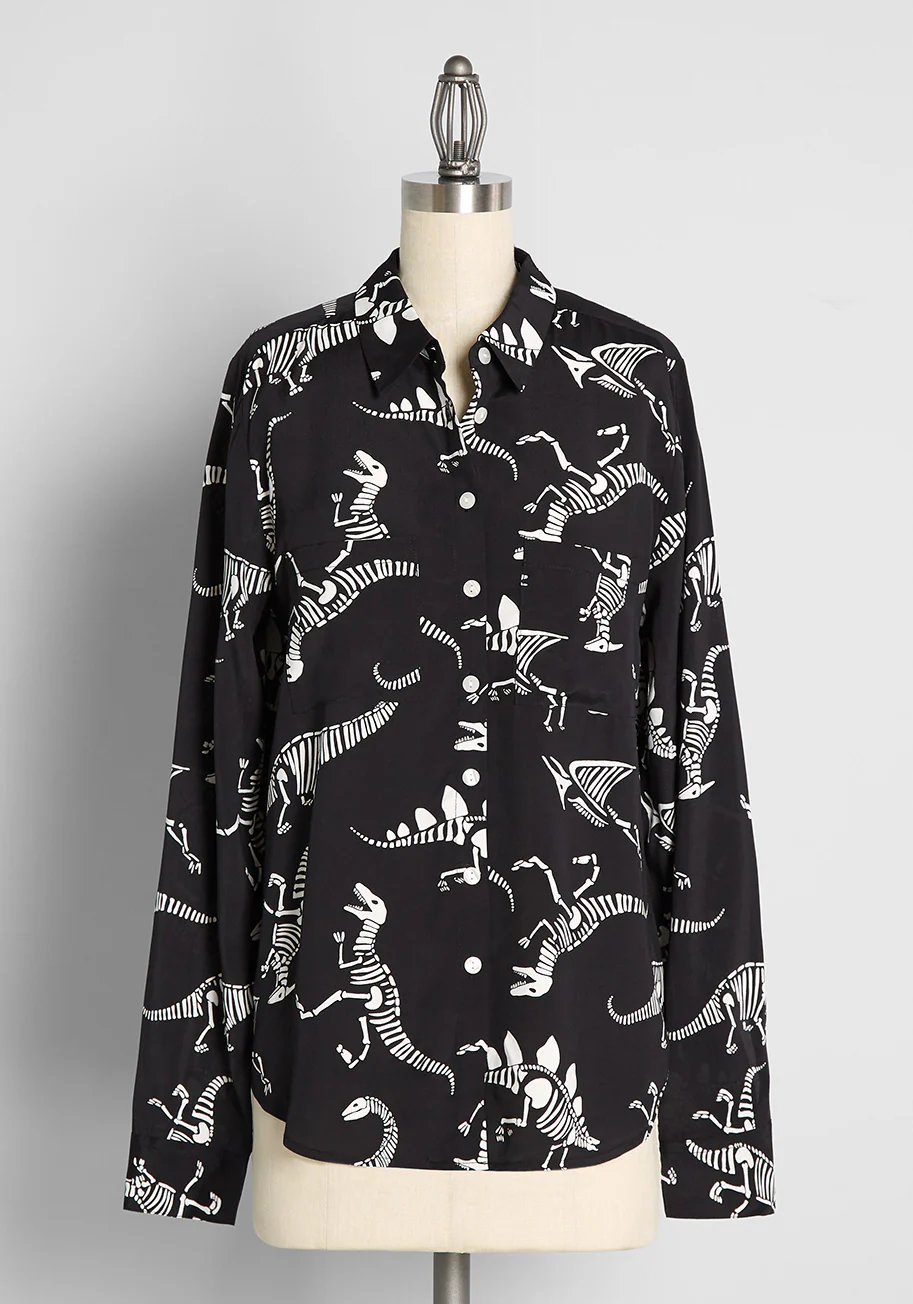 Pristine Dreams Button-Up Shirt - Olabens