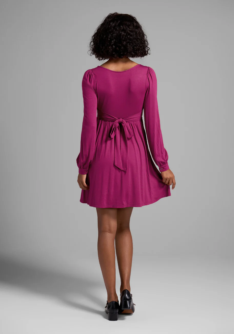 First Date, Can't Wait Babydoll Dress - Olabens