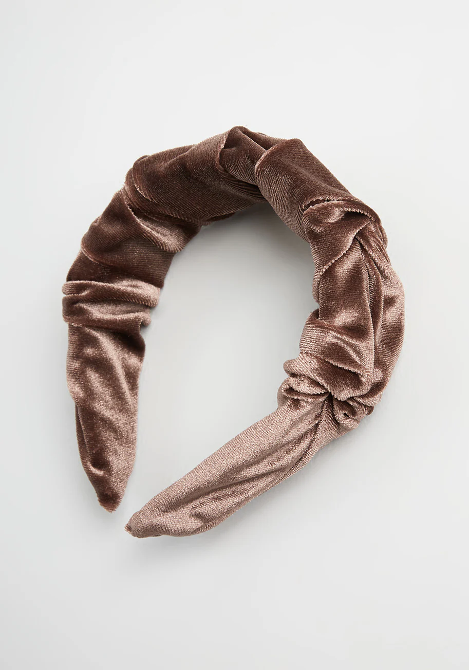 Gleaming Gala Velvet Headband - Olabens