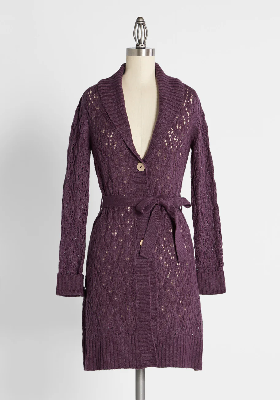 Bursting Berry Cardigan - Olabens