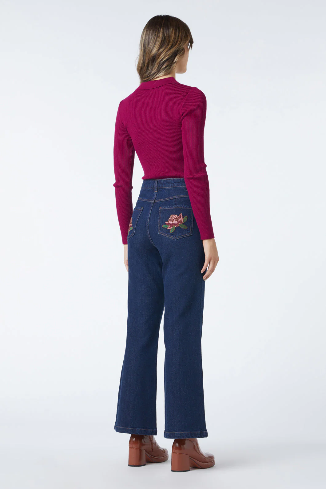 Josie Embroidered Jean - Olabens