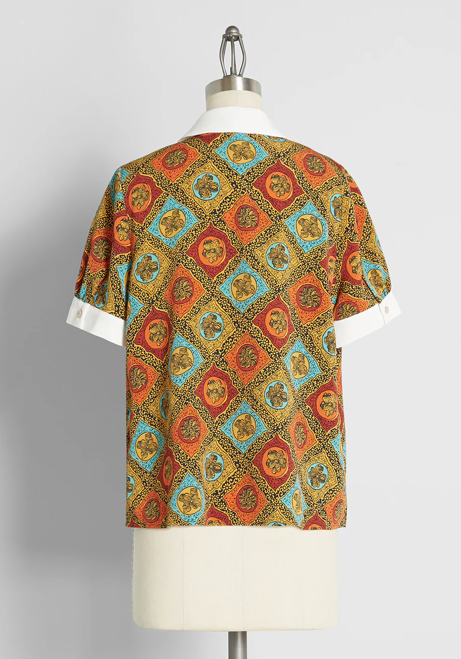 Positive First Impressions Tie-Neck Blouse - Olabens