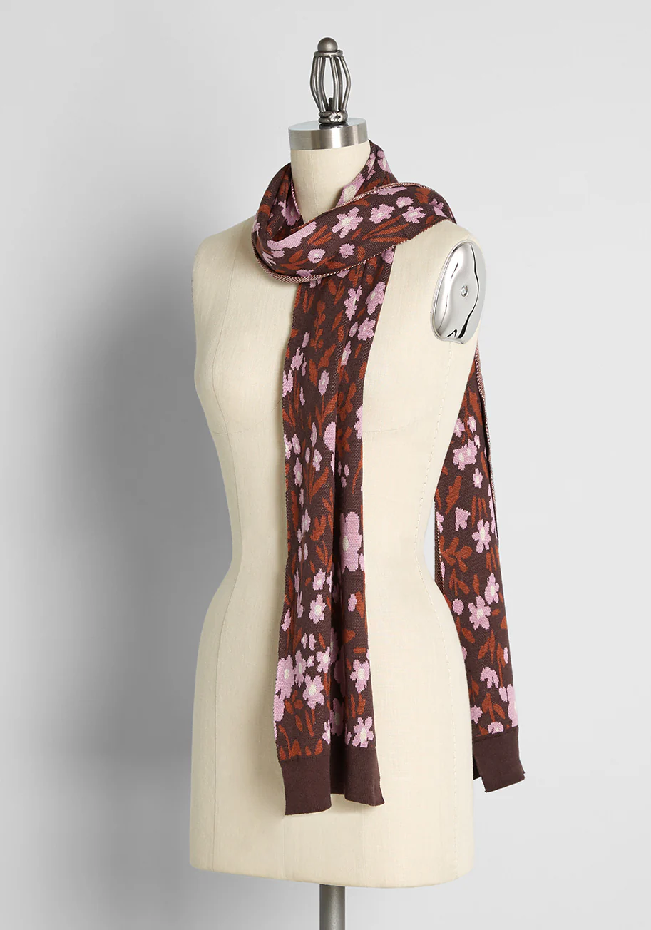 Coziness Blooming Scarf - Olabens