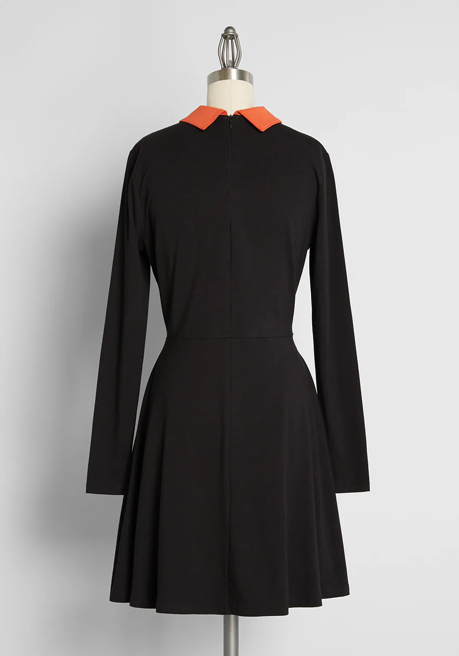 Isnyt x Dangerfield Pumpkin Patch Perfection Skater Dress - Olabens