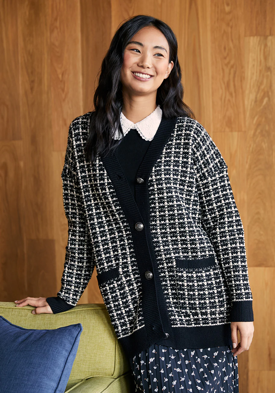 Countess of the Card Catalog Cardigan - Olabens