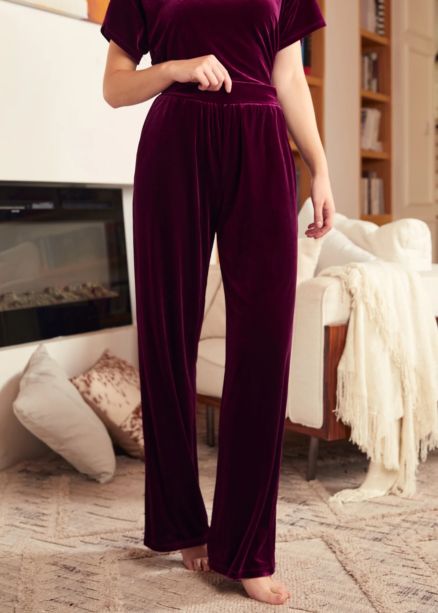 Living It Up Wide Leg Pants - Olabens