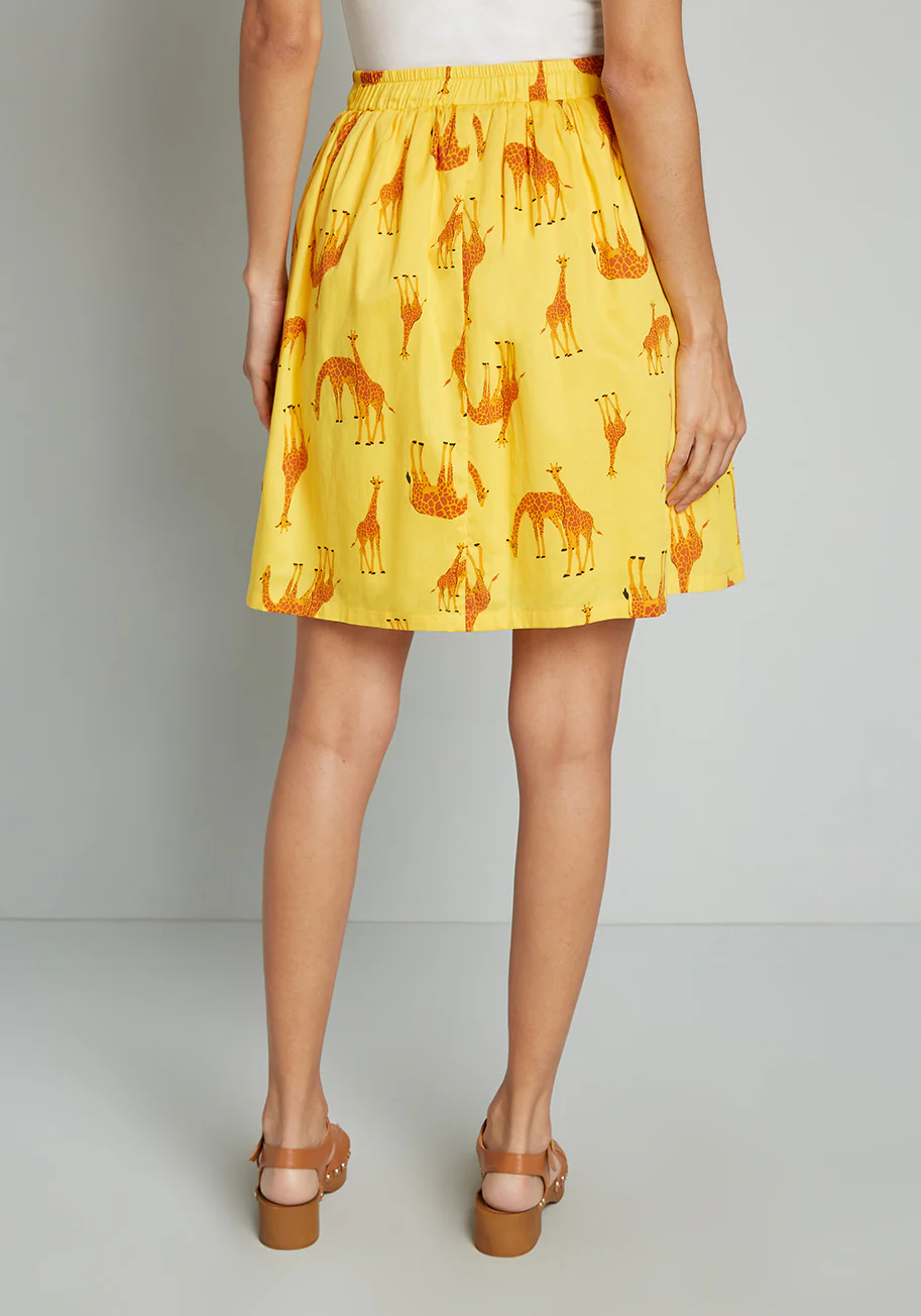 On My Wavelength Skater Skirt - Olabens