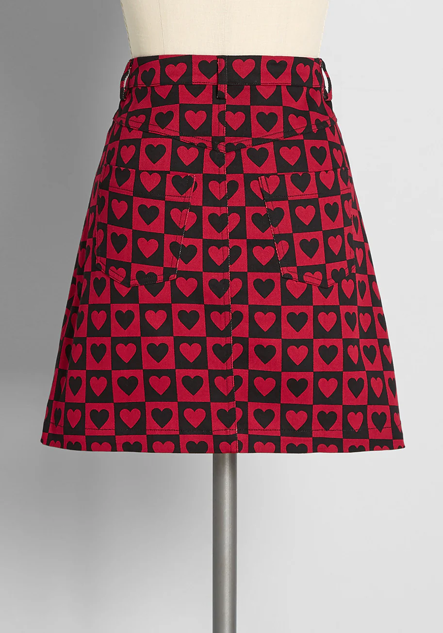 Lost in the Love Game Mini Skirt - Olabens