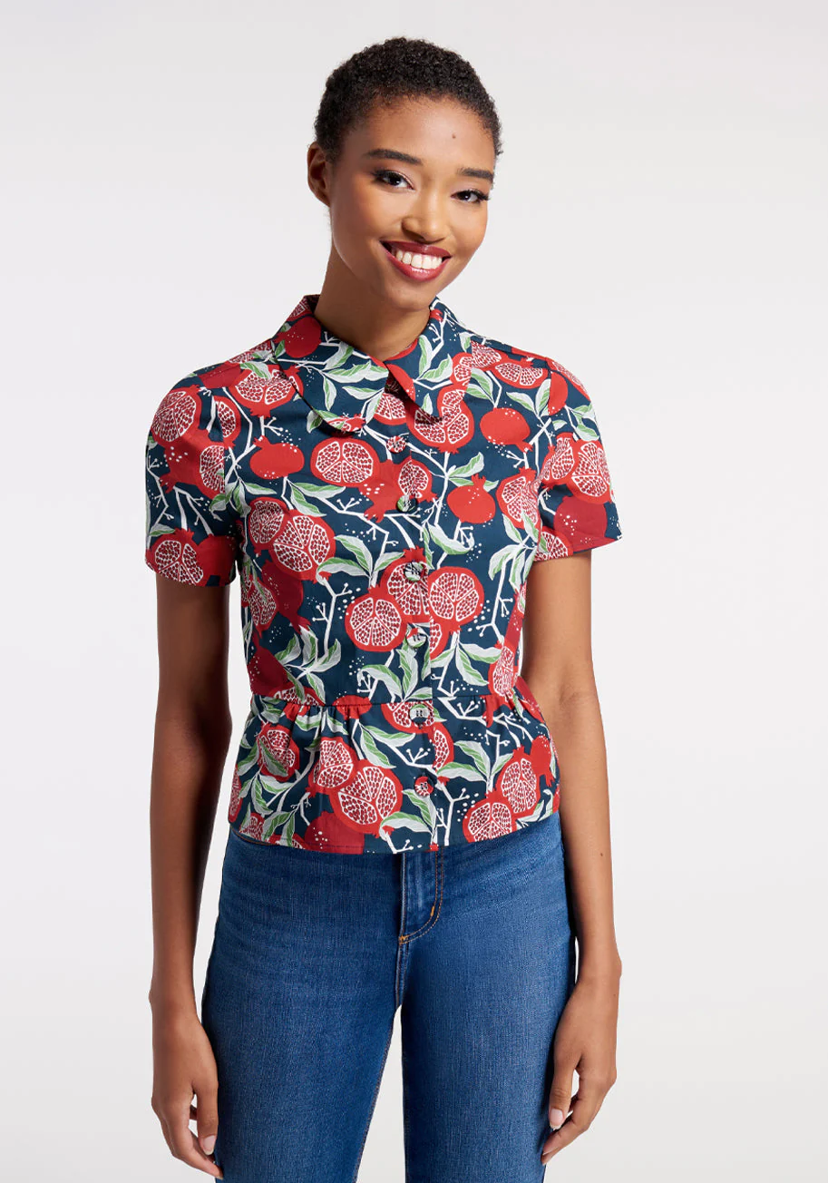 Such Sweetness Peplum Top - Olabens