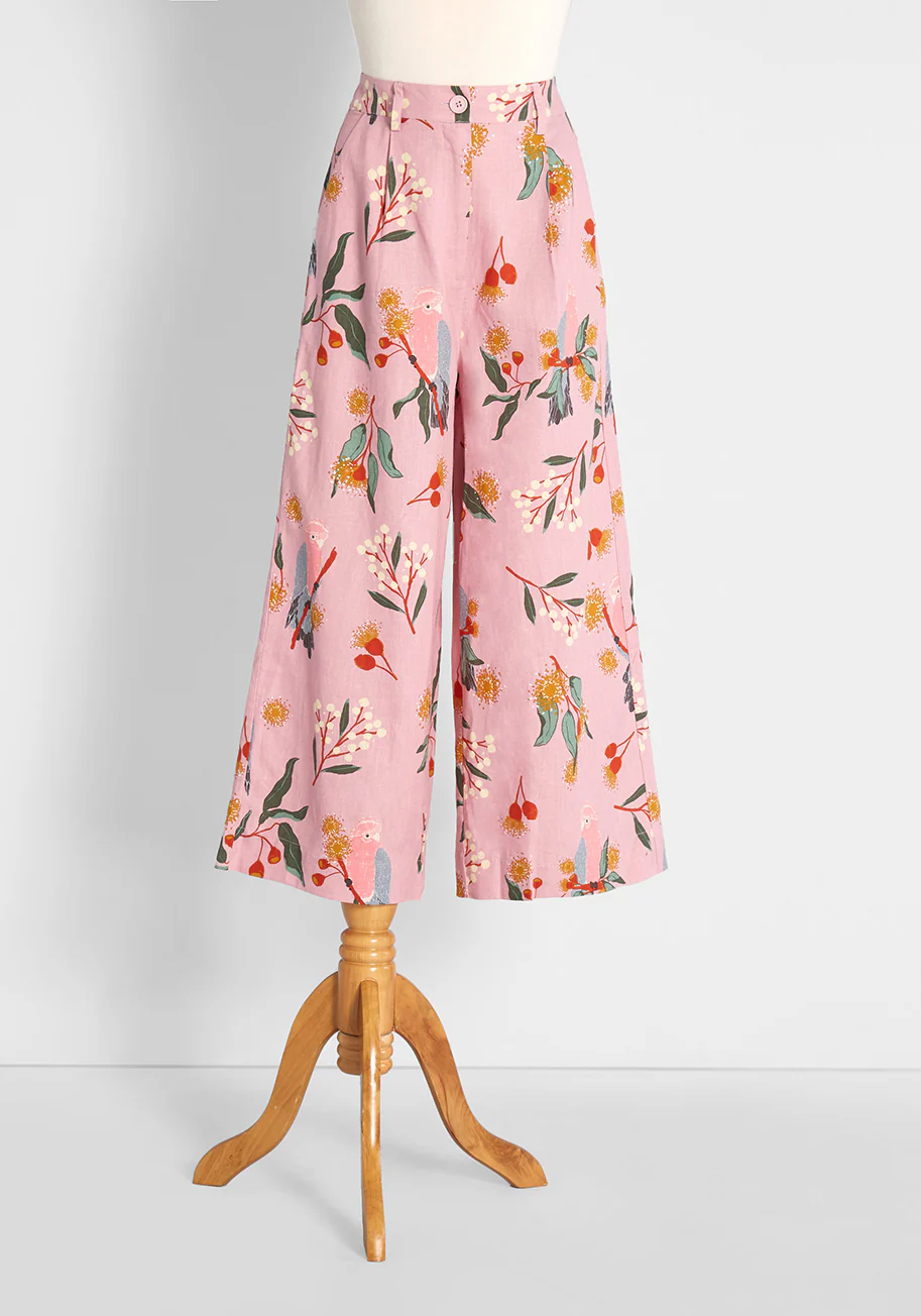 Magical Menagerie Wide-Leg Pants - Olabens