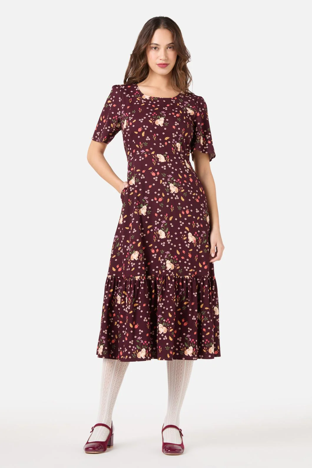 Coco Rabbit Midi Dress - Olabens