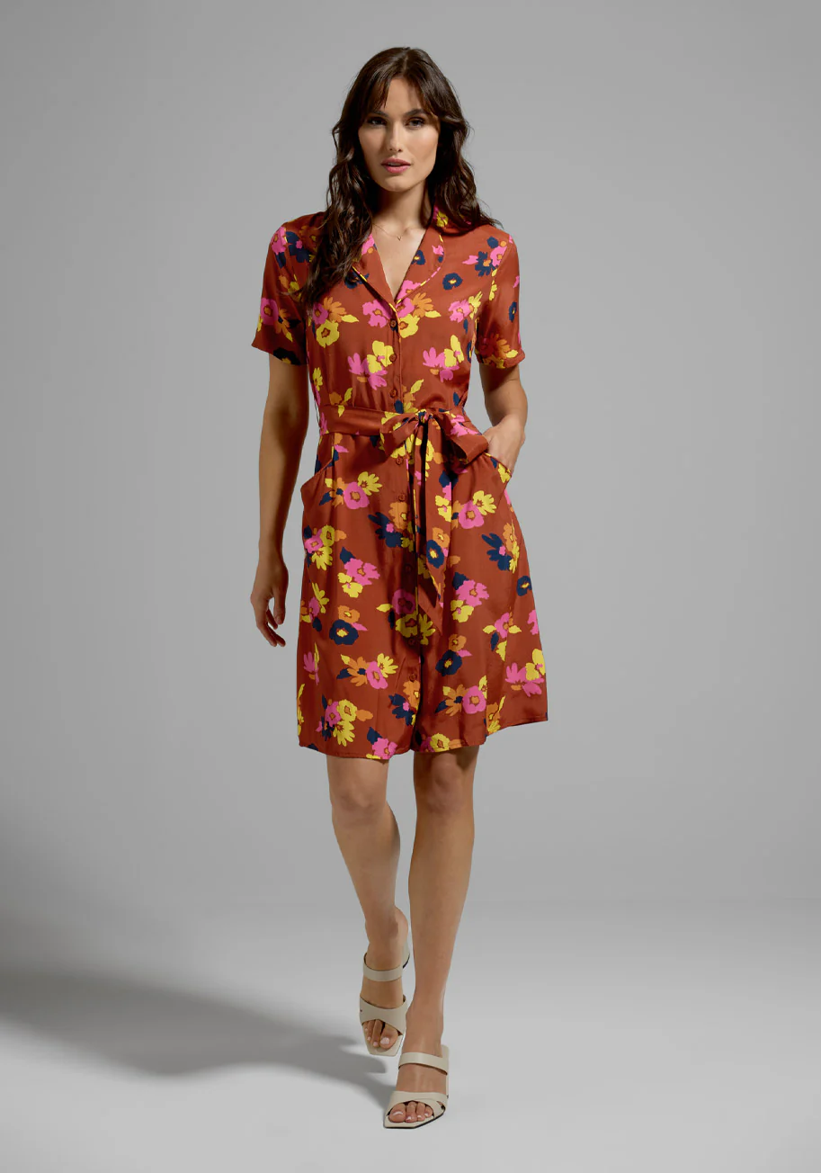 Going Out and About Shirt Dress - Olabens