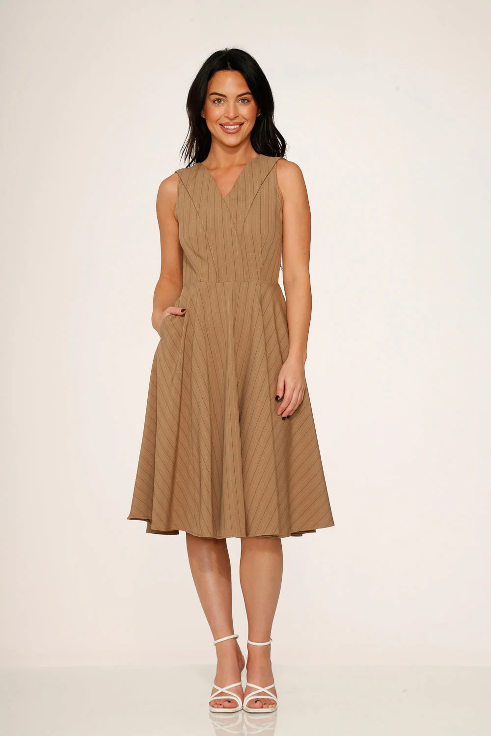 Camel Swing Dress - Olabens