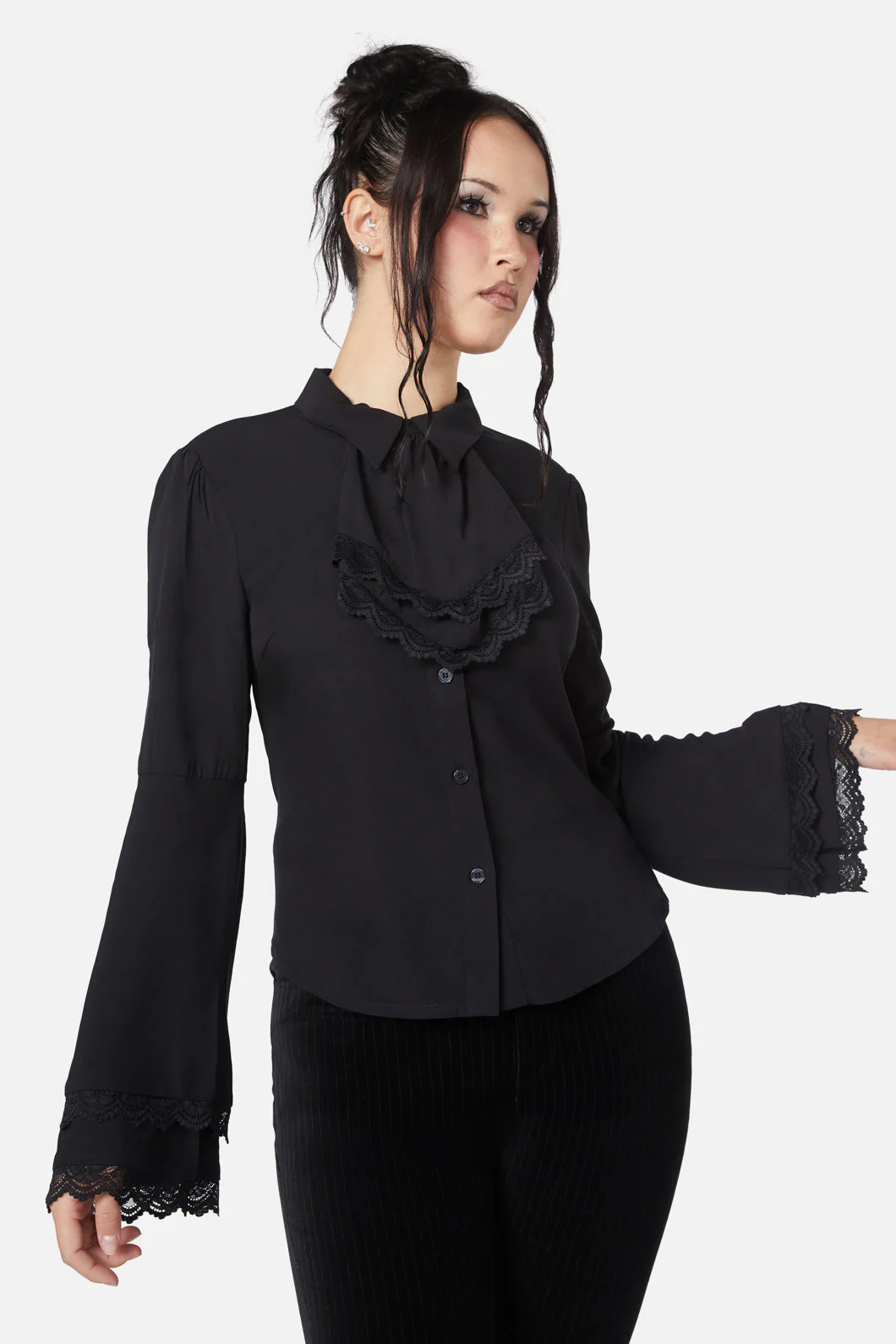 Still Life Cravat Blouse - Olabens