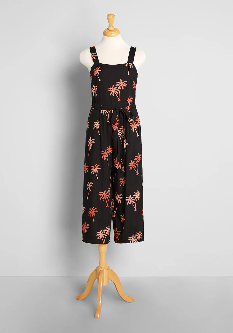 Feeling The Breeze Cropped Jumpsuit - Olabens