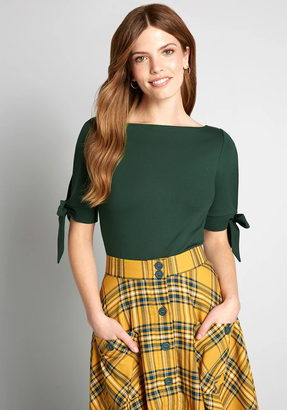 Bows For Show Tunic Top - Olabens