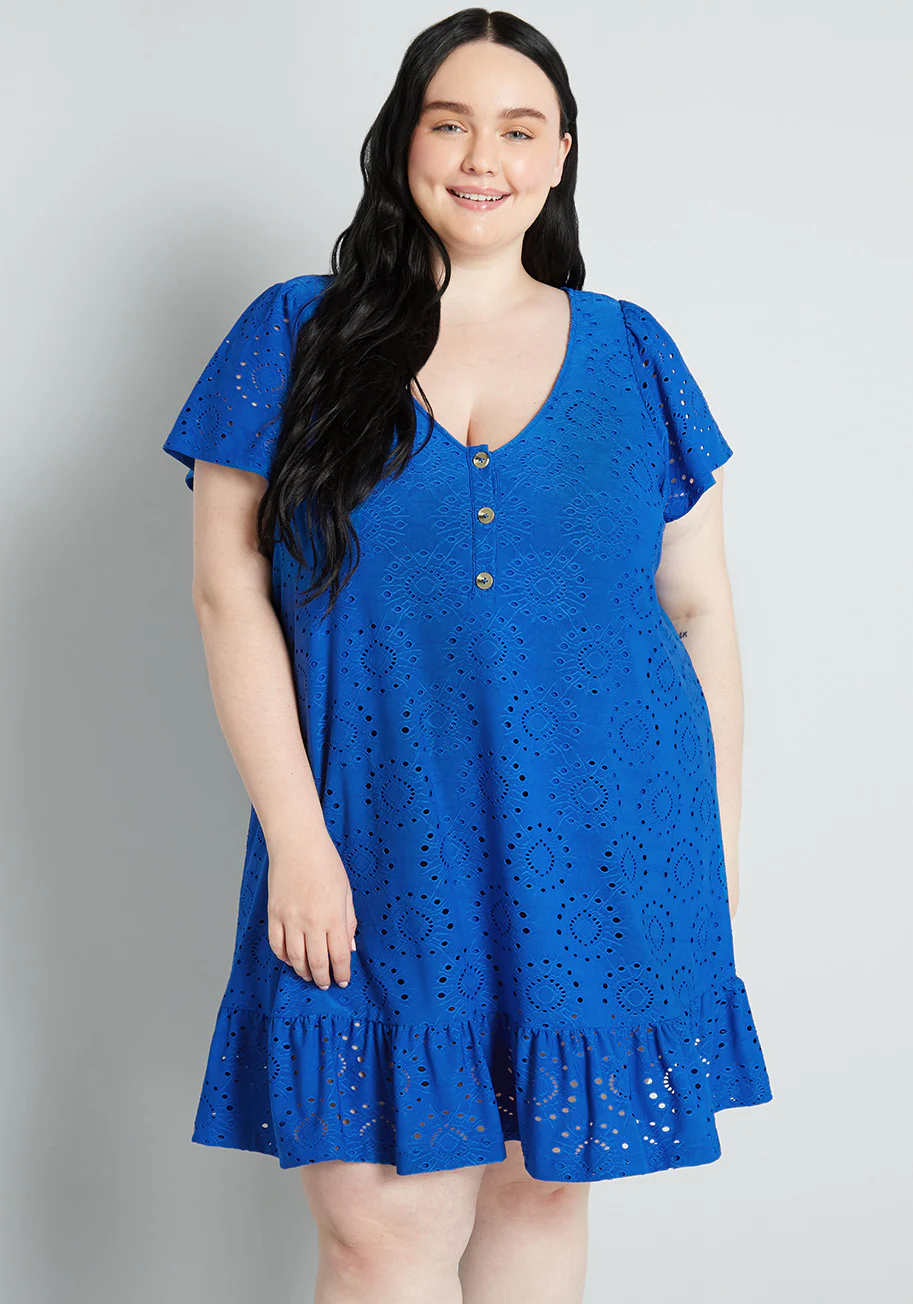 Light Shining Through Babydoll Dress - Olabens