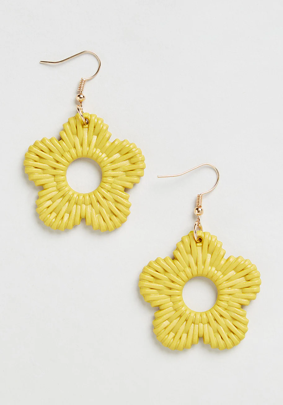 Swaying Daisies Dangle Earrings - Olabens