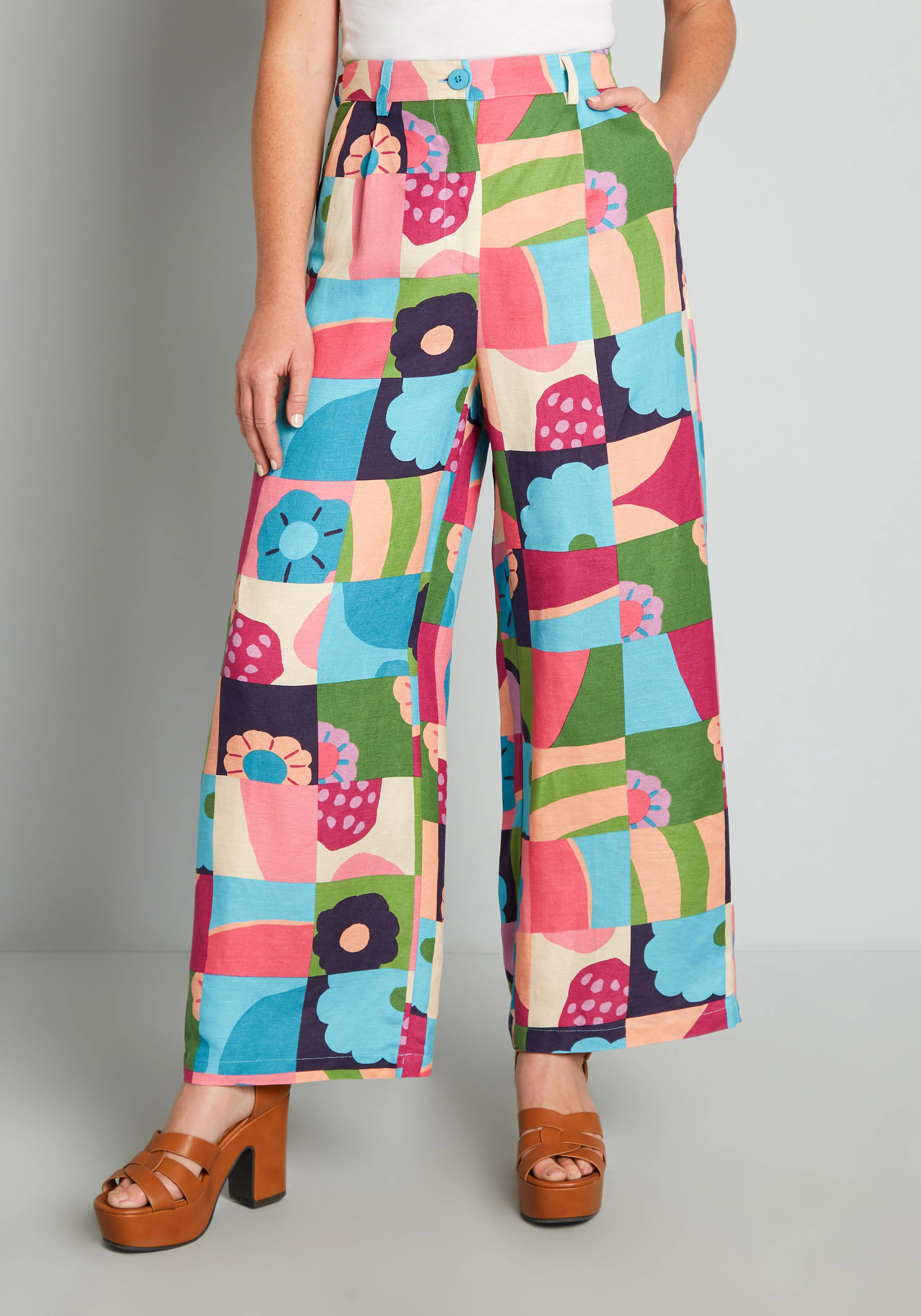 Patchwork Playground Pants - Olabens