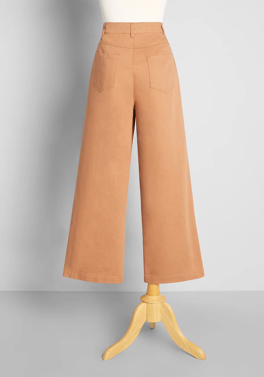 Trusting My Instincts Wide-Leg Pants - Olabens