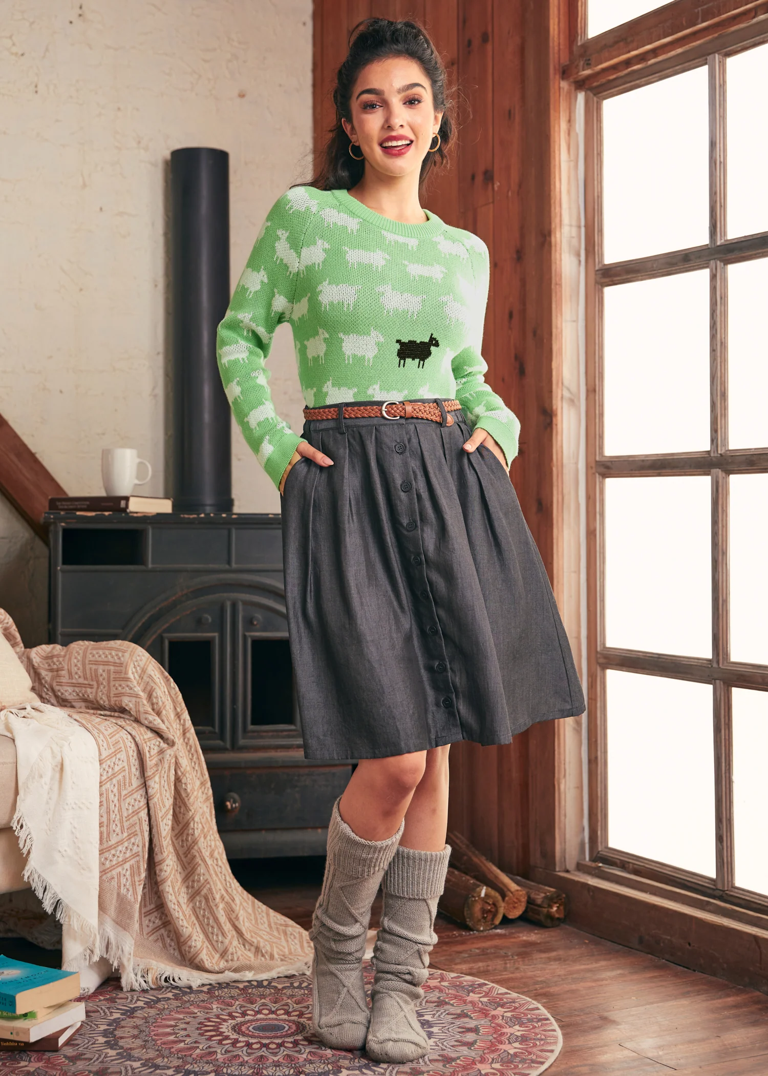 Full of Nostalgia Crewneck Pullover - Olabens