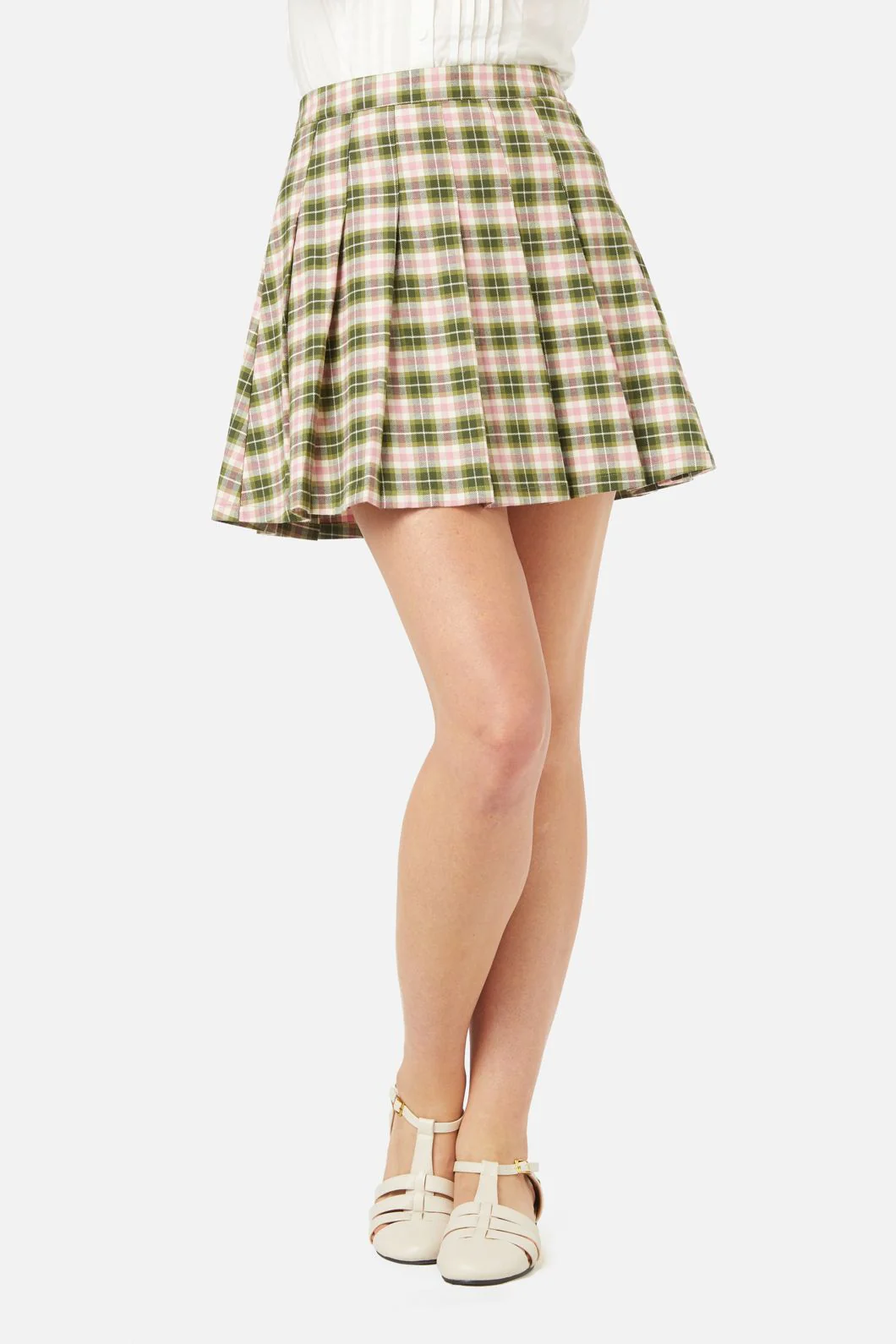 Hazel Check Skirt - Olabens
