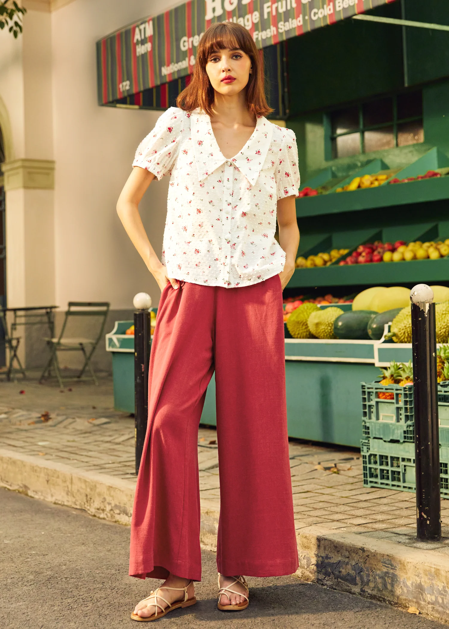 Petal Picnic Blouse - Olabens