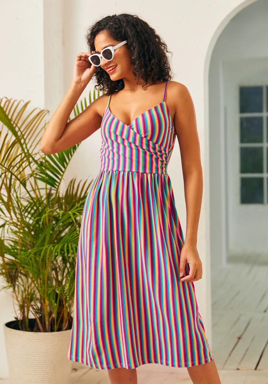 Surplice and Demand Midi dress - Olabens