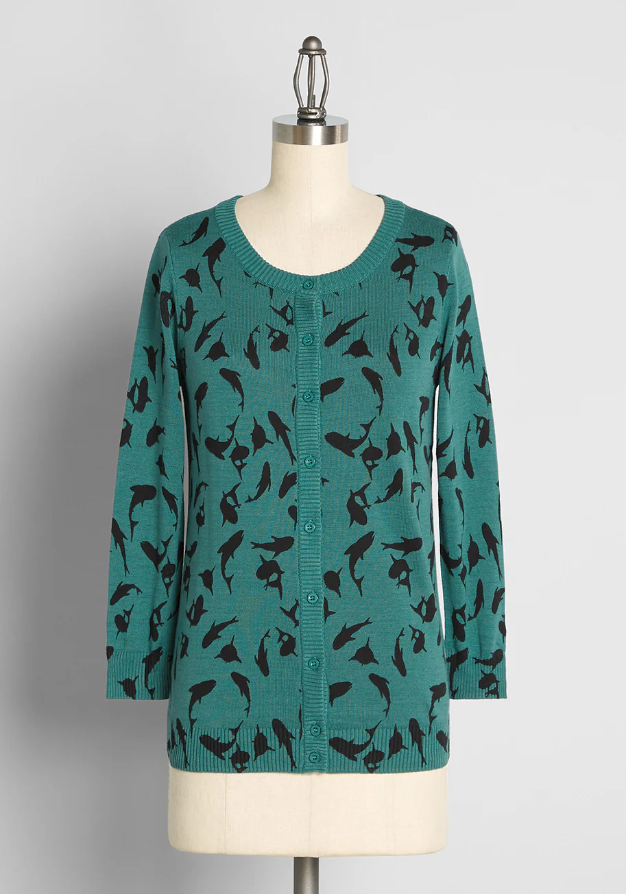 I'm Being Totally Sharkastic Cardigan - Olabens
