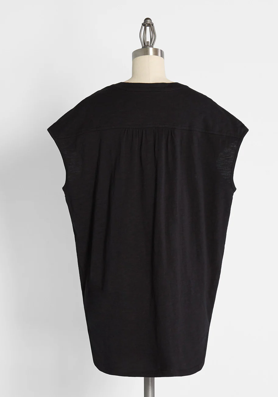 Weekends With Best Friends Henley Tunic - Olabens