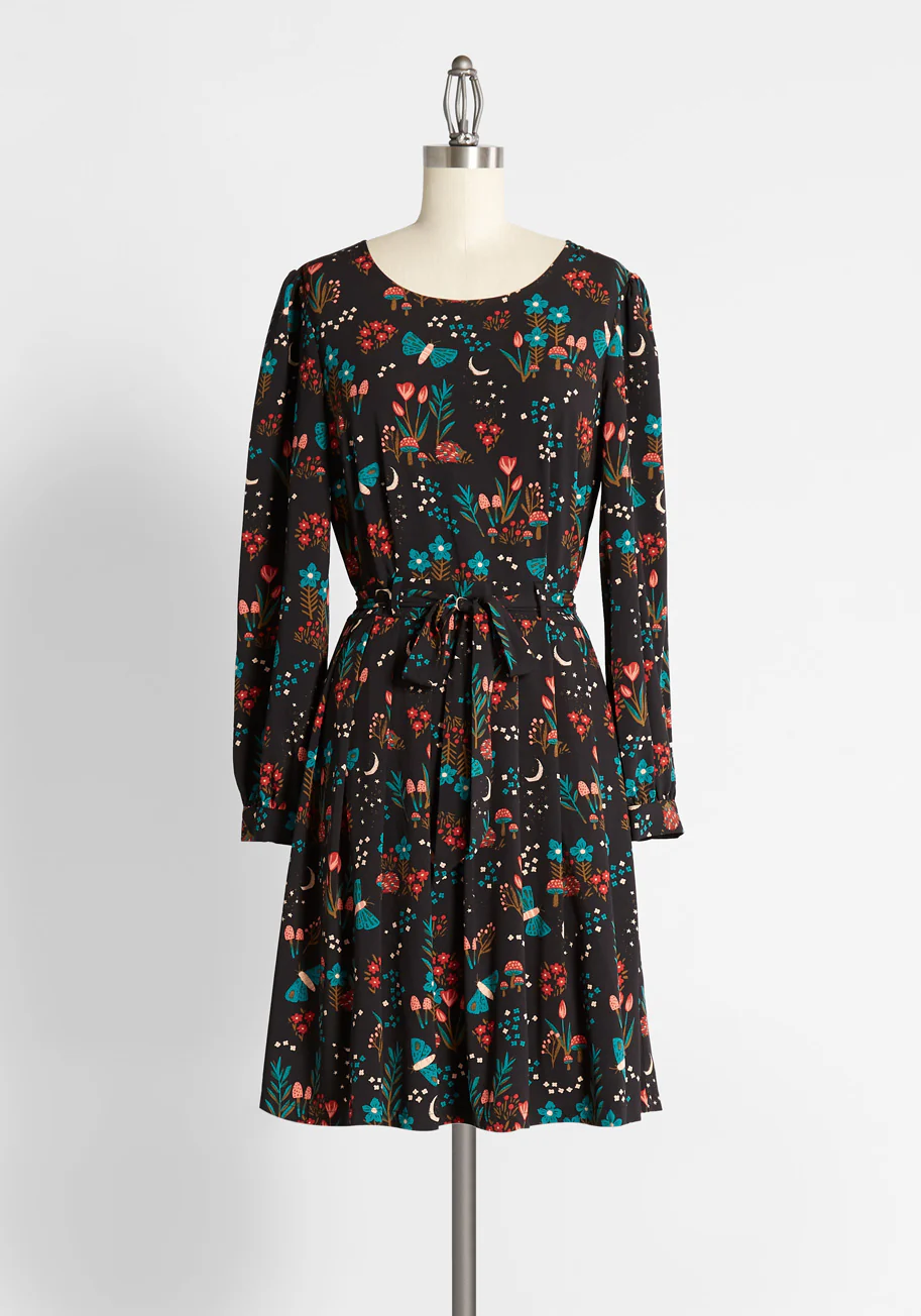 Garden After Party A-Line Dress - Olabens