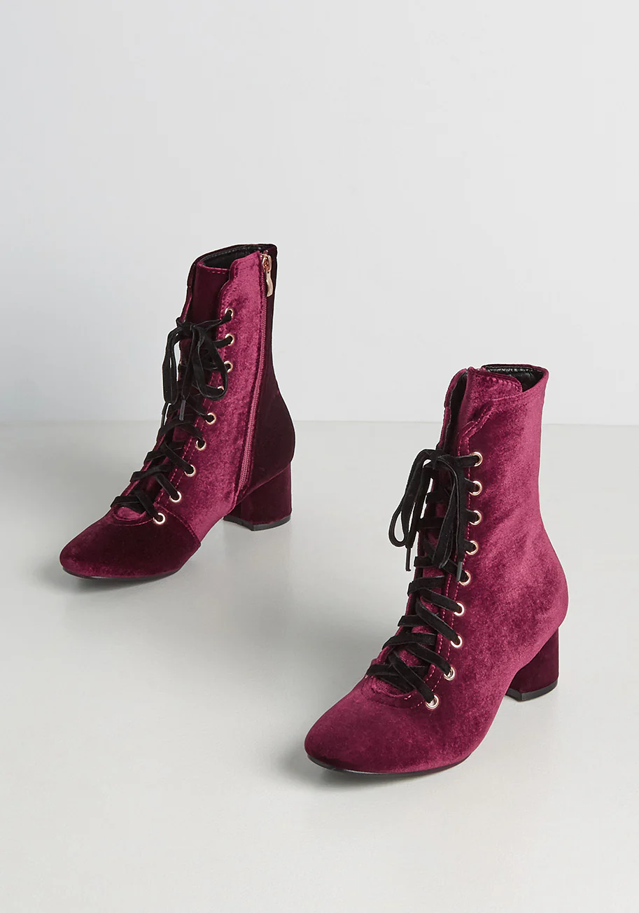 Luxe to the Touch Lace-Up Boot - Olabens