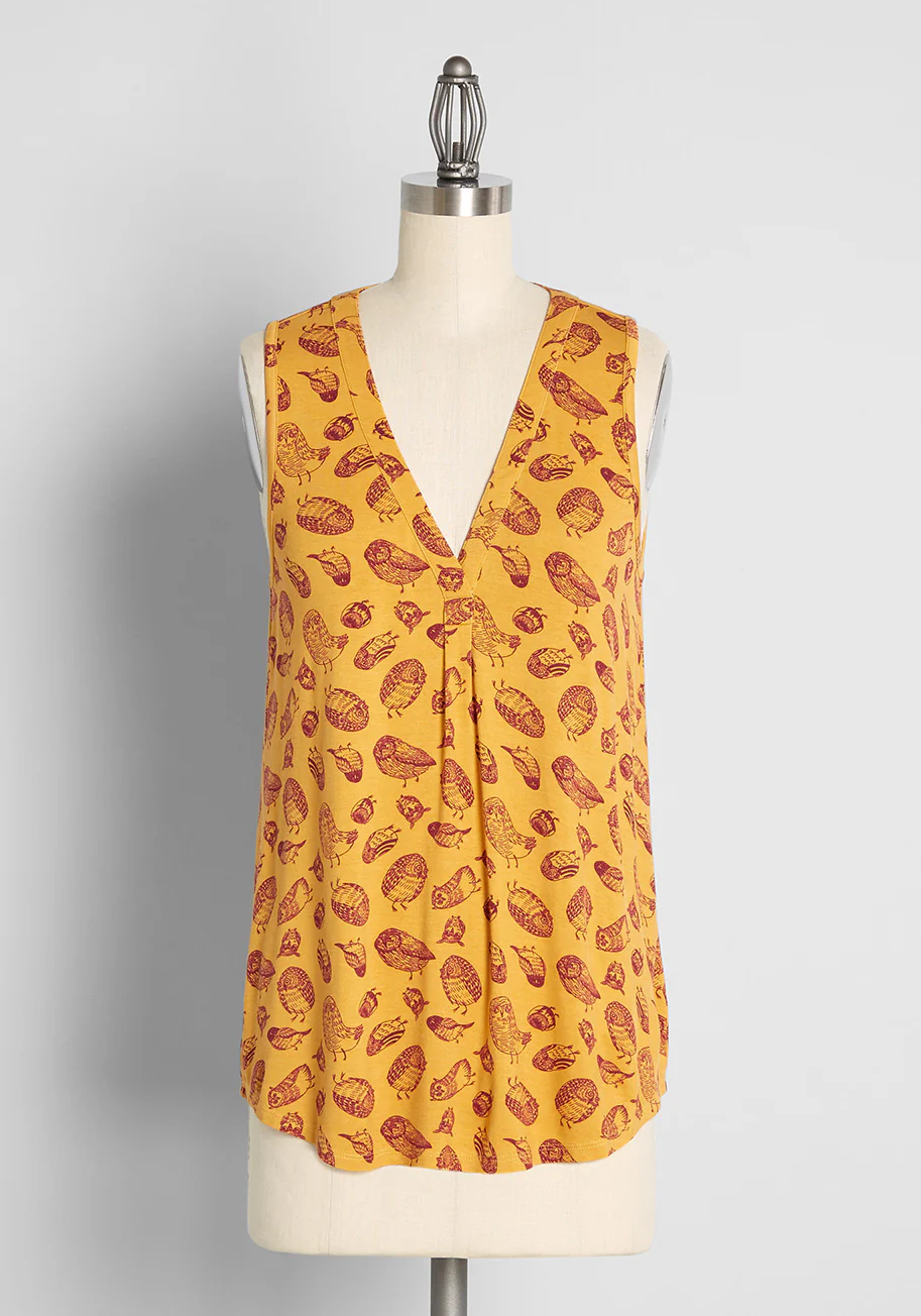 A Welcome Change Sleeveless Top - Olabens