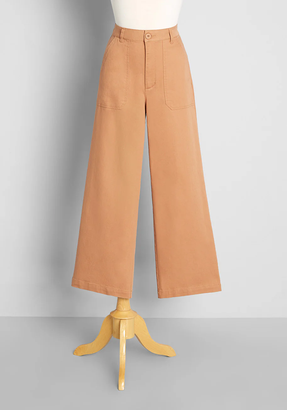 Trusting My Instincts Wide-Leg Pants - Olabens