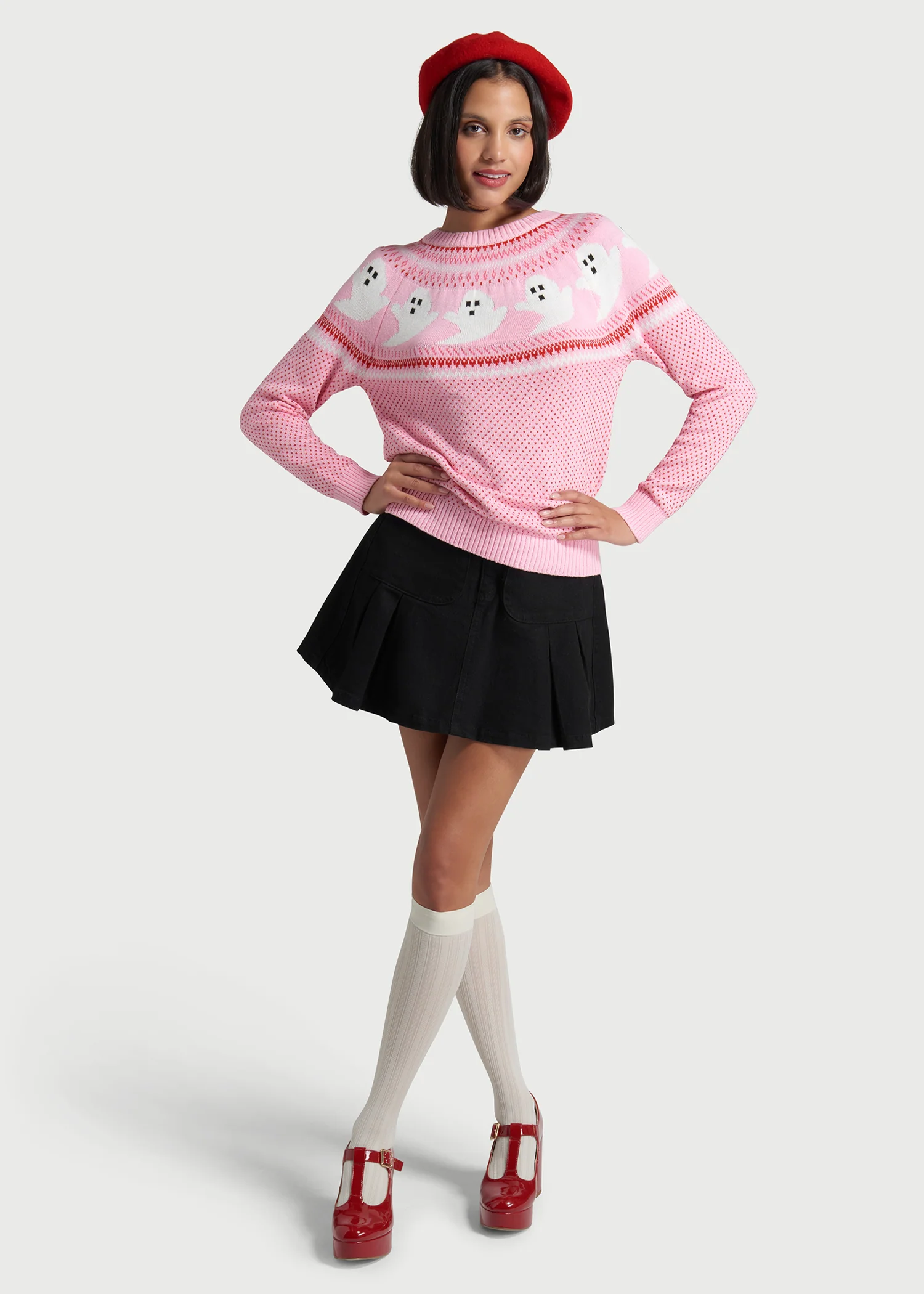 You've Been Ghosted Fair Isle Sweater - Olabens