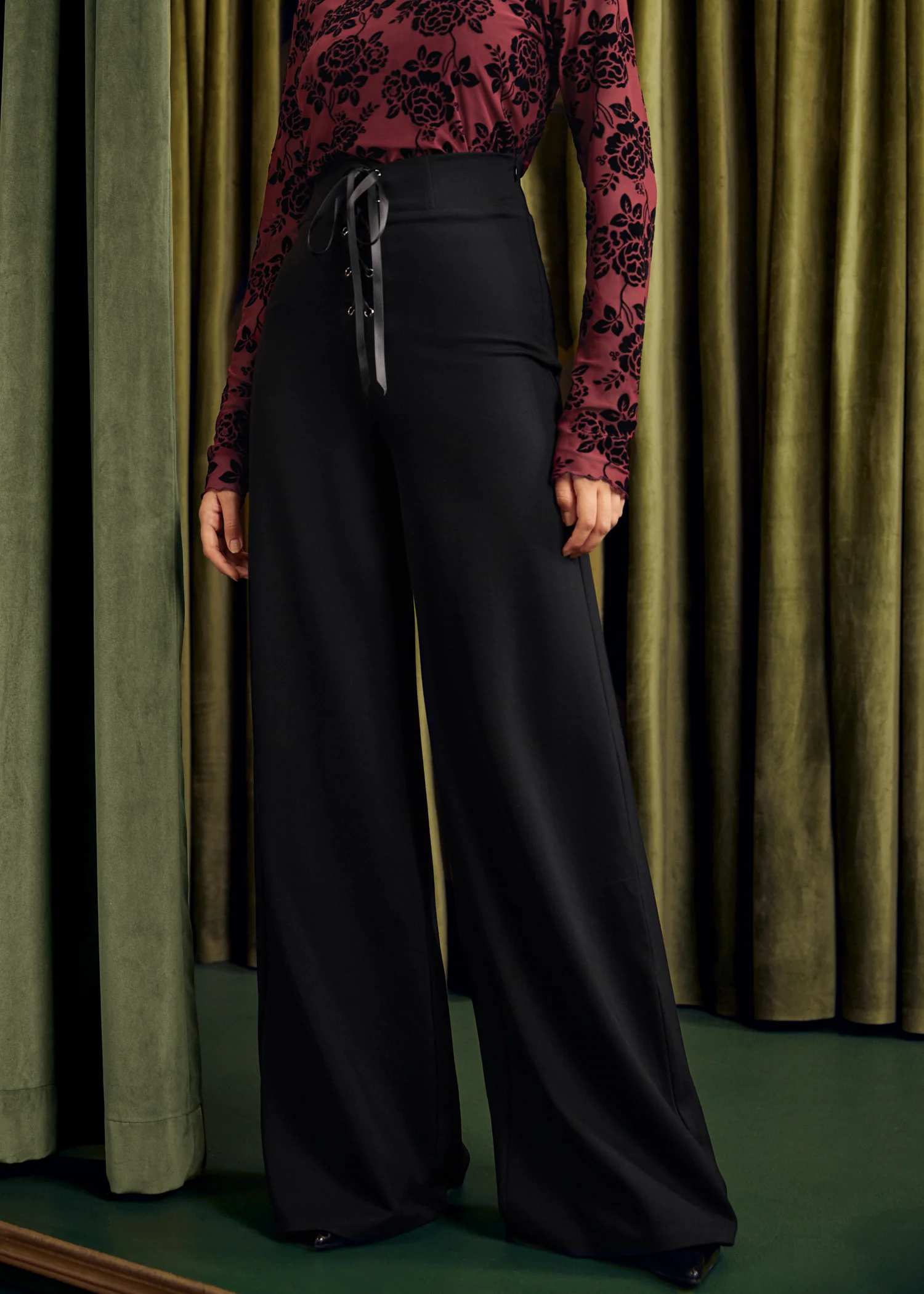 Bop 'Til You Drop High Waist Wide Leg Pants - Olabens