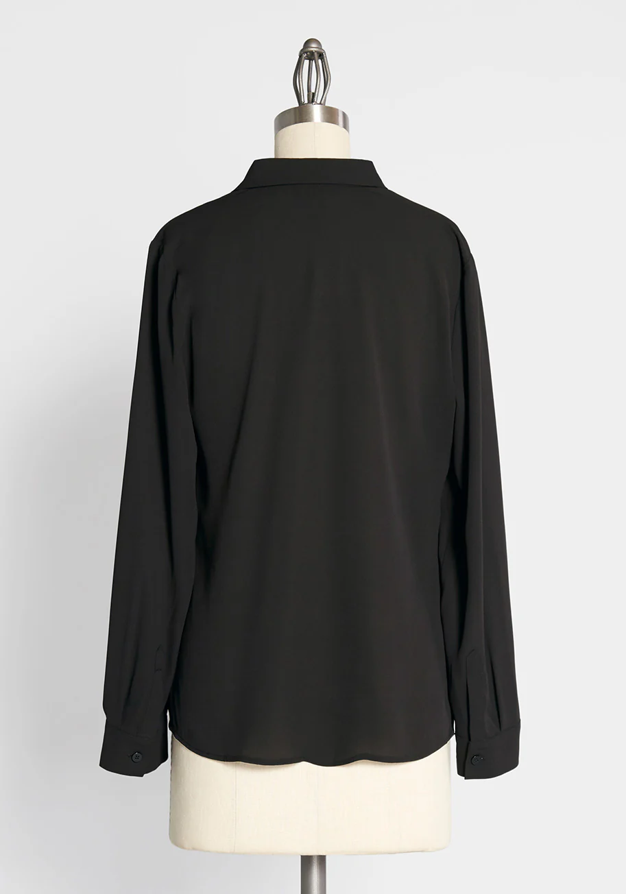 Pleasant Confidence Tie-Neck Top - Olabens