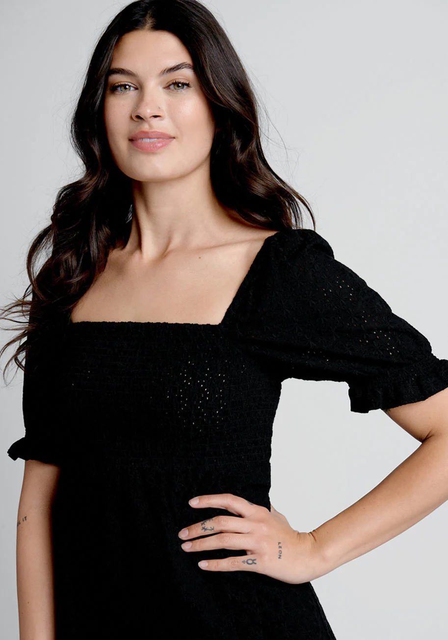 Dainty Dazzle Babydoll Dress - Olabens