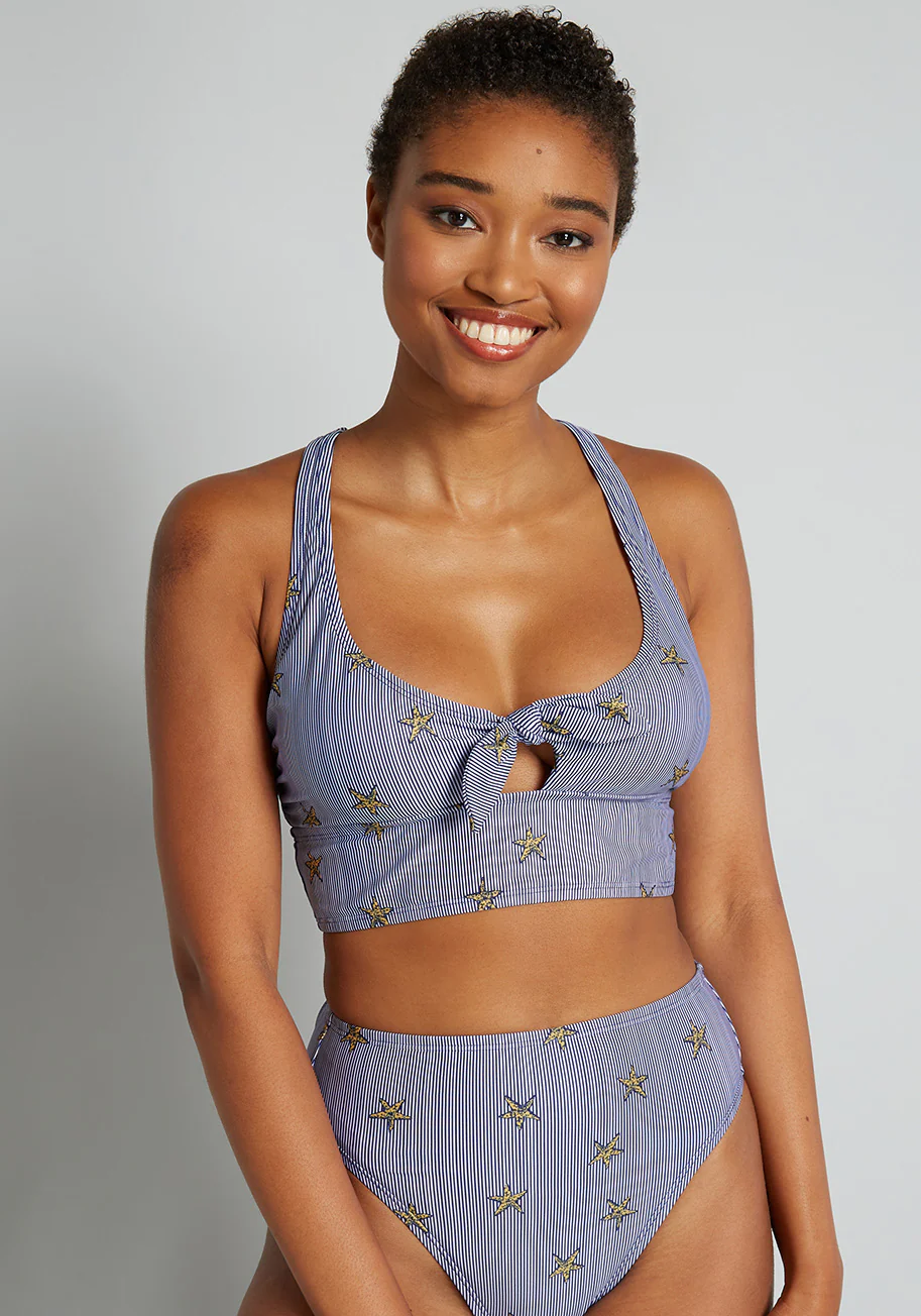 The Annika Crop Bikini Top - Olabens