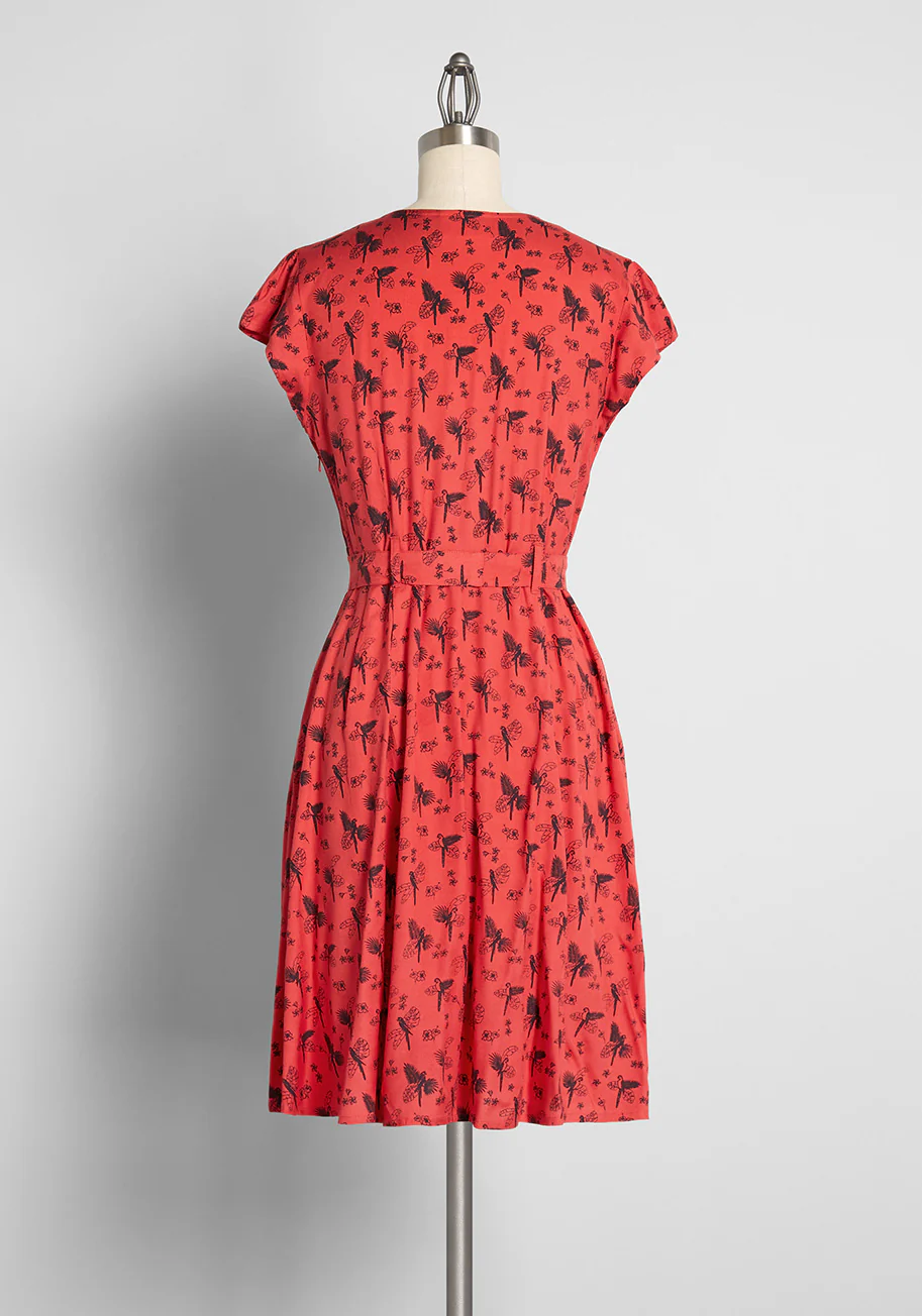 My Own Personal Paradise Fit and Flare Dress - Olabens