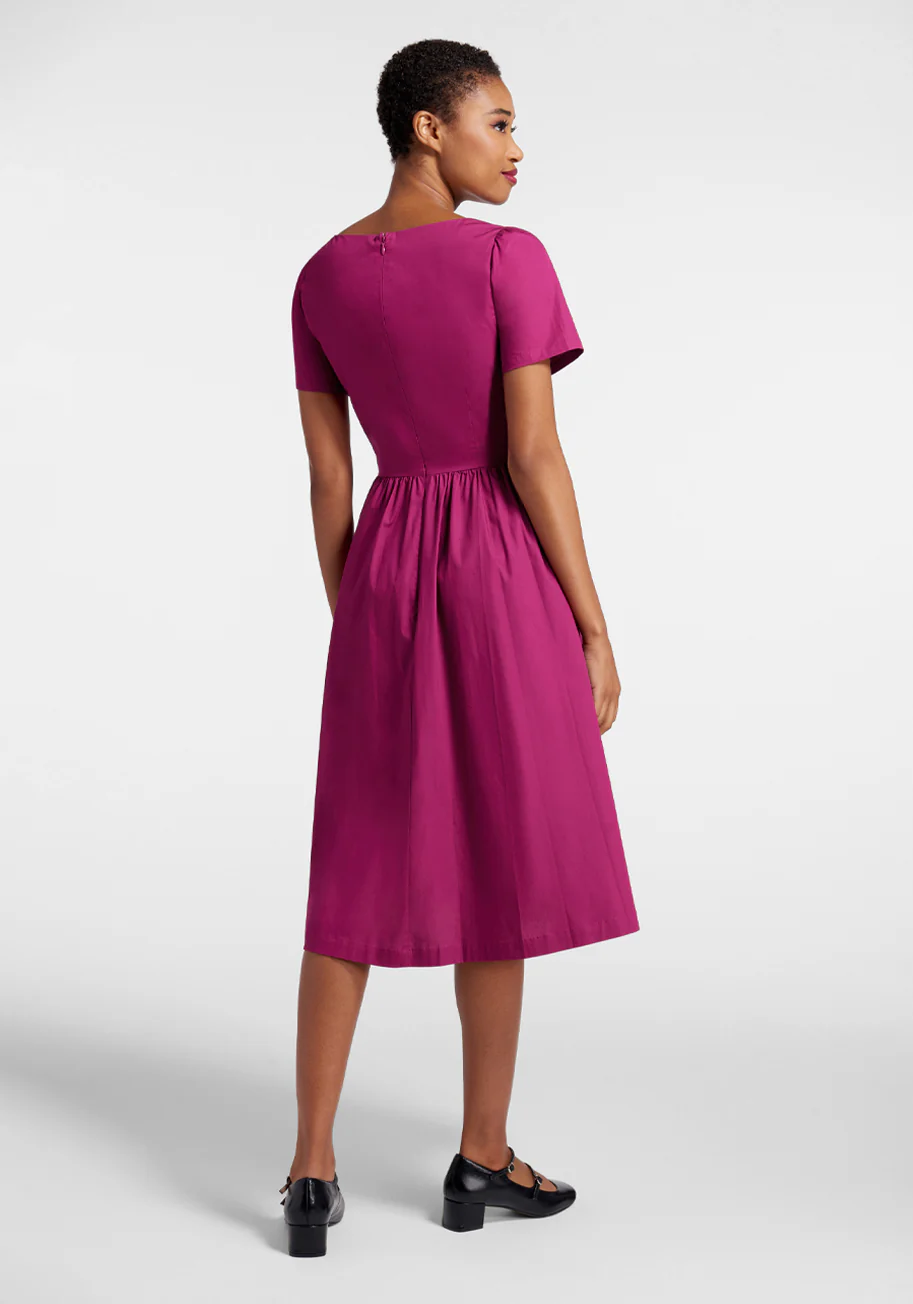 Fabulous Fit And Flare Shirt Dress - Olabens