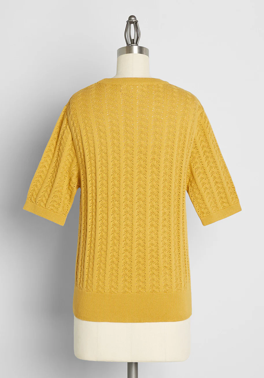Golden Hour Gorgeous Knit Top - Olabens