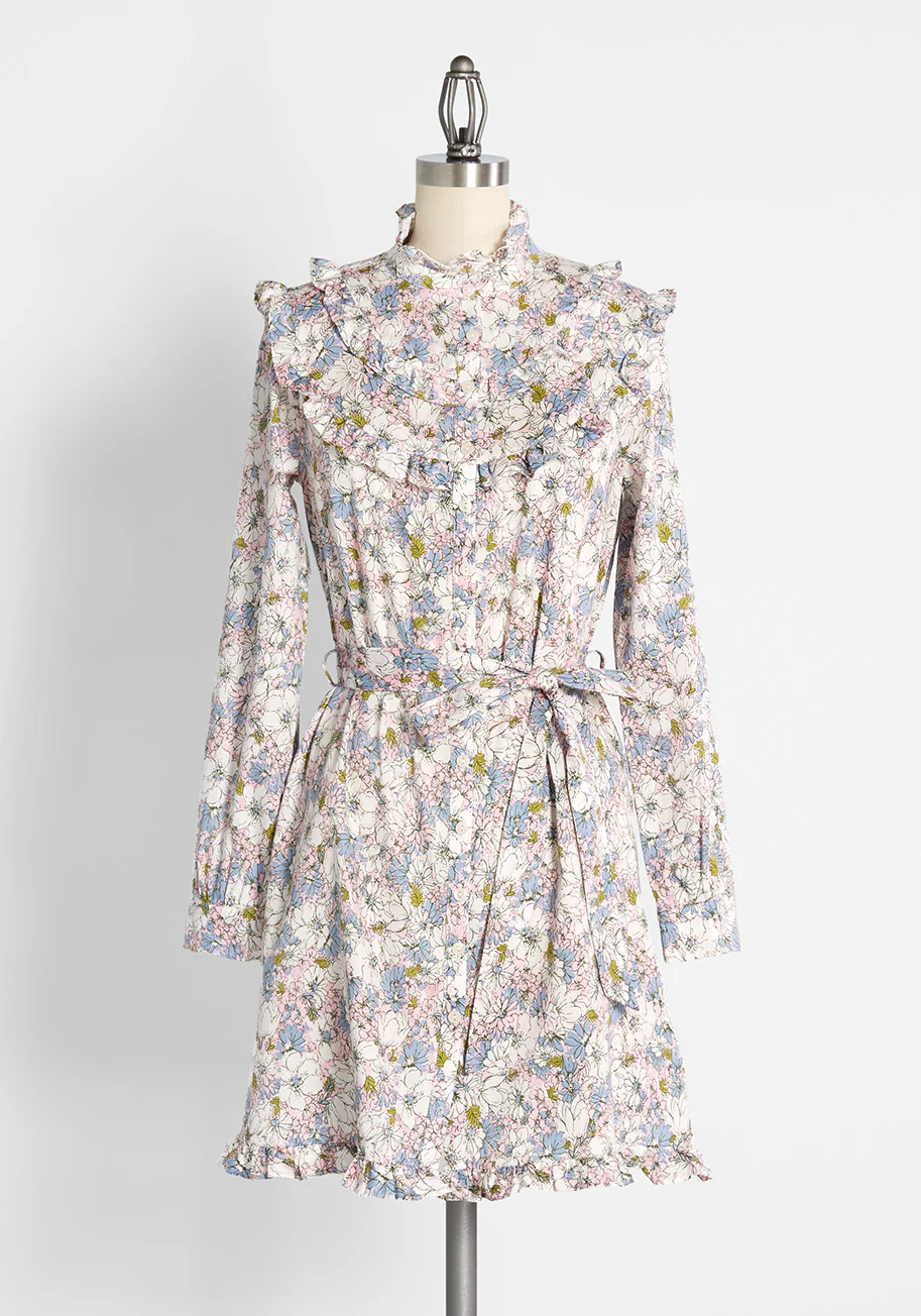 Prairie Meadow Magic Shirt Dress - Olabens