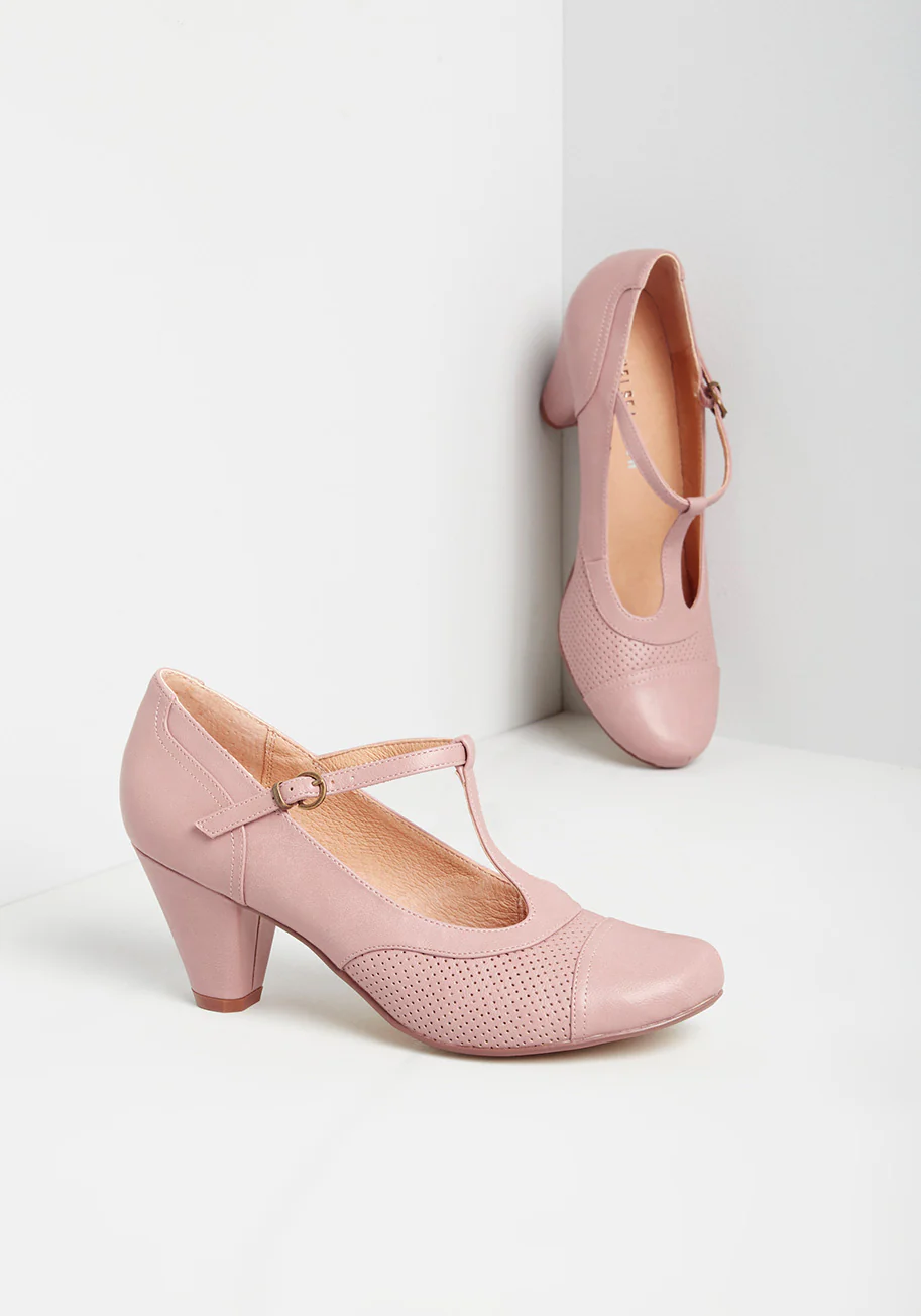 Just Like Honey T-Strap Heel - Olabens