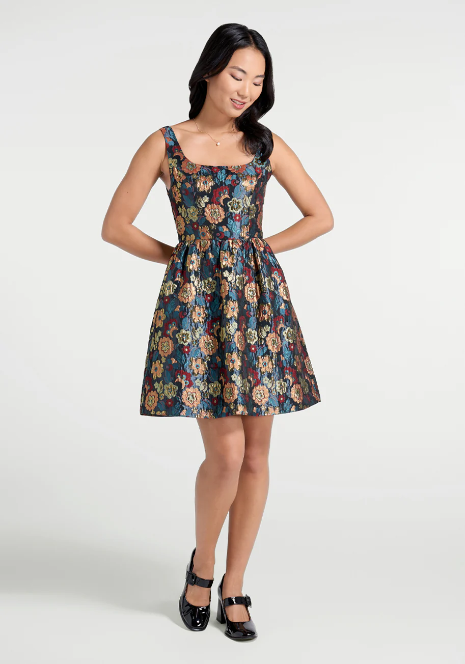 Holiday My Way Fit And Flare Dress - Olabens