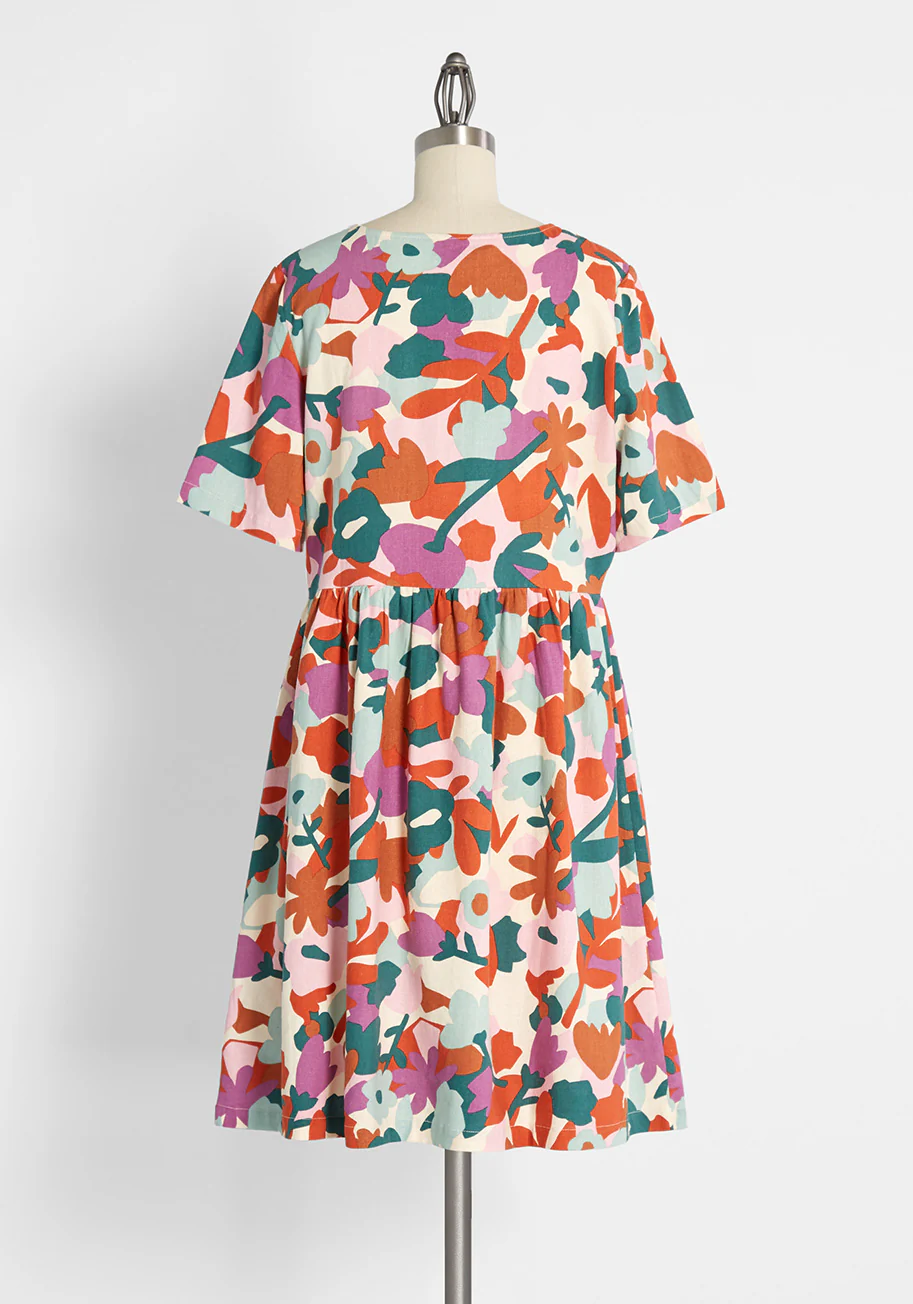 Springtime Impressions Babydoll Dress - Olabens